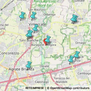 Mappa Largo Crocefisso, 20875 Burago di Molgora MB, Italia (2.41)