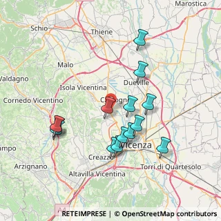 Mappa Via XXV Aprile, 36030 Motta VI, Italia (7.02286)