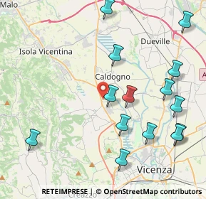 Mappa Via XXV Aprile, 36030 Motta VI, Italia (4.78571)