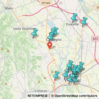 Mappa Via XXV Aprile, 36030 Motta VI, Italia (5.30167)