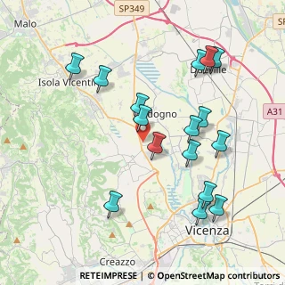 Mappa Via XXV Aprile, 36030 Motta VI, Italia (4.09813)