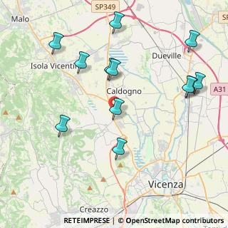 Mappa Via XXV Aprile, 36030 Motta VI, Italia (4.5275)