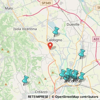 Mappa Via XXV Aprile, 36030 Motta VI, Italia (5.99083)