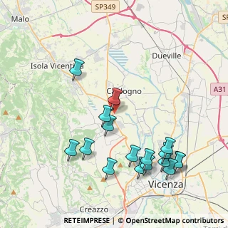 Mappa Via XXV Aprile, 36030 Motta VI, Italia (4.48471)