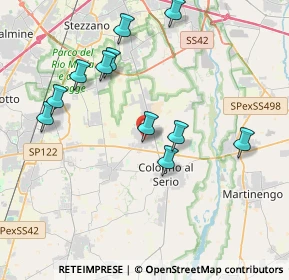 Mappa Via Albani Conti, 24059 Urgnano BG, Italia (3.94636)