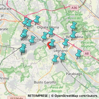 Mappa Via Bollini, 20025 Legnano MI, Italia (3.84765)