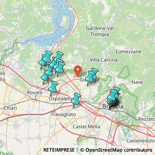 Mappa Via Paolo VI, 25050 Rodengo-Saiano BS, Italia (7.4695)