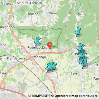 Mappa Via Paolo VI, 25050 Rodengo-Saiano BS, Italia (2.49333)
