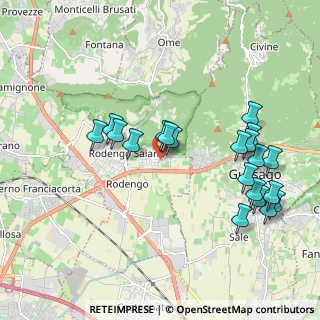 Mappa Via Paolo VI, 25050 Rodengo-Saiano BS, Italia (2.0595)