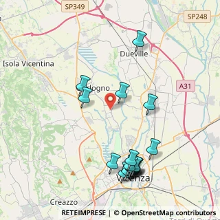 Mappa Via Delle Primule, 36030 Caldogno VI, Italia (4.64)