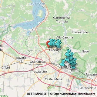 Mappa Via Piave, 25050 Rodengo-Saiano BS, Italia (6.81167)