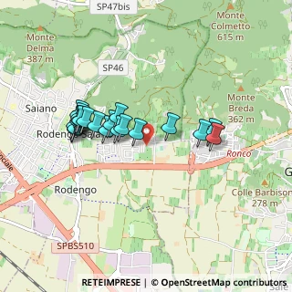 Mappa Via Piave, 25050 Rodengo-Saiano BS, Italia (0.8)