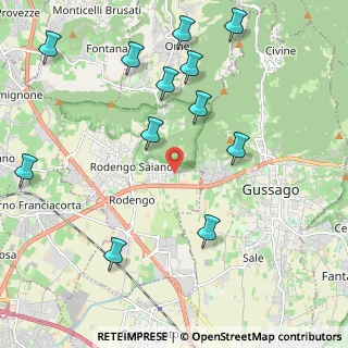 Mappa Via Piave, 25050 Rodengo-Saiano BS, Italia (2.46833)