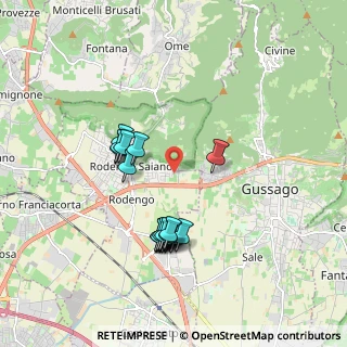 Mappa Via Piave, 25050 Rodengo-Saiano BS, Italia (1.74)