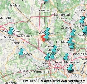 Mappa Via Origgio, 21042 Caronno Pertusella VA, Italia (10.649)