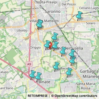 Mappa Via Origgio, 21042 Caronno Pertusella VA, Italia (1.94615)