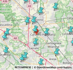 Mappa Via Origgio, 21042 Caronno Pertusella VA, Italia (5.6625)