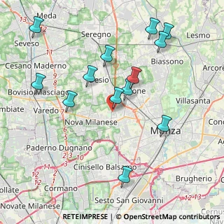 Mappa Villaggio San Carlo, 20835 Muggiò MB, Italia (4.29923)