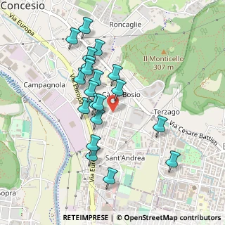 Mappa Via Sant'Andrea, 25069 Concesio BS, Italia (0.4265)