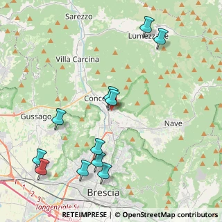 Mappa Via Sant'Andrea, 25069 Concesio BS, Italia (4.81727)