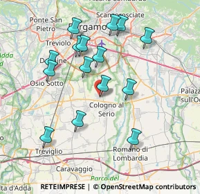 Mappa Via Antonio Locatelli, 24059 Urgnano BG, Italia (7.394)