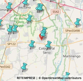 Mappa Via Antonio Locatelli, 24059 Urgnano BG, Italia (5.8315)