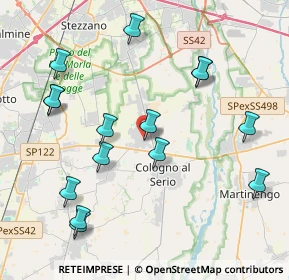Mappa Via Antonio Locatelli, 24059 Urgnano BG, Italia (4.46267)