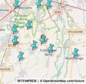 Mappa Via Antonio Locatelli, 24059 Urgnano BG, Italia (4.70083)
