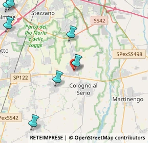 Mappa Via Antonio Locatelli, 24059 Urgnano BG, Italia (6.93154)