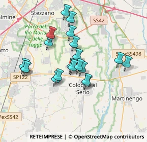 Mappa Via Antonio Locatelli, 24059 Urgnano BG, Italia (3.085)