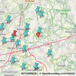 Mappa Via Burago, 20876 Ornago MB, Italia (6.287)