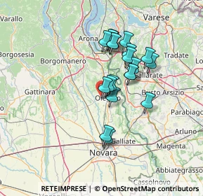 Mappa Raccordo Fornaci-Momo, 28047 Oleggio NO, Italia (10.99)