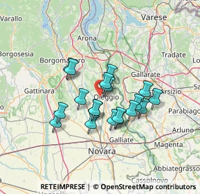 Mappa Raccordo Fornaci-Momo, 28047 Oleggio NO, Italia (10.50789)