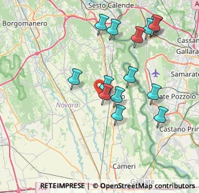 Mappa Raccordo Fornaci-Momo, 28047 Oleggio NO, Italia (7.15786)