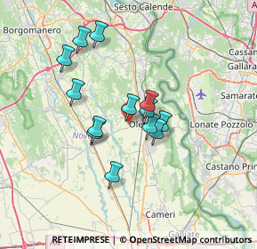 Mappa Raccordo Fornaci-Momo, 28047 Oleggio NO, Italia (5.48615)