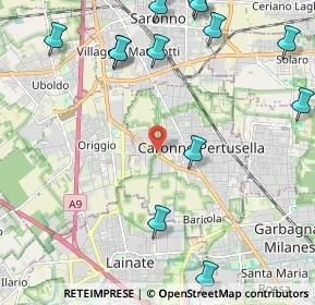 Mappa SS 233, 21042 Caronno Pertusella VA, Italia (2.88857)