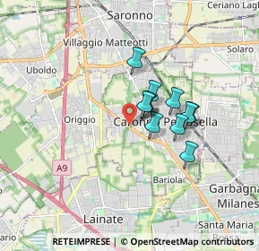 Mappa SS 233, 21042 Caronno Pertusella VA, Italia (1.11182)