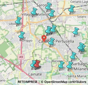 Mappa SS 233, 21042 Caronno Pertusella VA, Italia (2.3445)