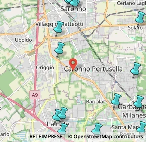 Mappa SS 233, 21042 Caronno Pertusella VA, Italia (3.27438)
