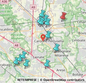 Mappa SS 233, 21042 Caronno Pertusella VA, Italia (4.05538)