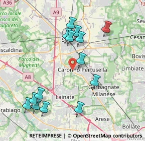 Mappa SS 233, 21042 Caronno Pertusella VA, Italia (4.21143)