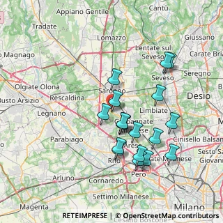 Mappa SS 233, 21042 Caronno Pertusella VA, Italia (6.94889)