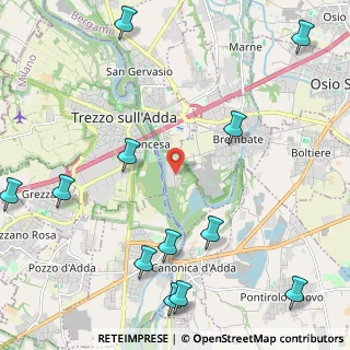 Mappa Via Gaetano Donizetti, 24042 Capriate San Gervasio BG, Italia (2.99417)