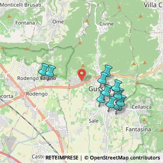 Mappa Farmacia Comunale Gussago, 25064 Gussago BS, Italia (1.85909)