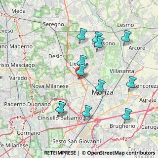 Mappa Via G.D'Annunzio, 20835 Muggiò MB, Italia (3.93)