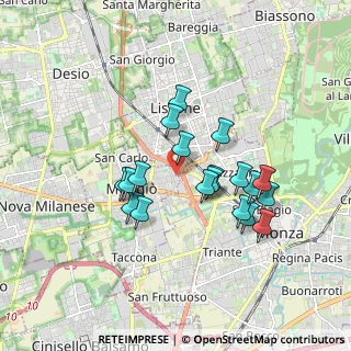 Mappa Via G.D'Annunzio, 20835 Muggiò MB, Italia (1.51158)
