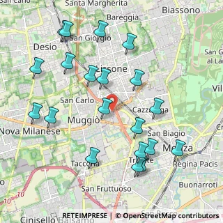 Mappa Via G.D'Annunzio, 20835 Muggiò MB, Italia (2.2465)