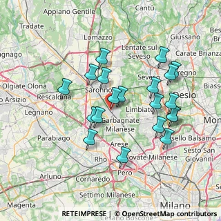 Mappa Piazzale Cardinal Ferrari, 21042 Caronno Pertusella VA, Italia (6.871)