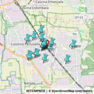 Mappa Piazzale Cardinal Ferrari, 21042 Caronno Pertusella VA, Italia (0.5745)