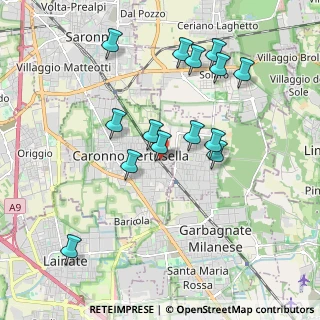 Mappa Piazzale Cardinal Ferrari, 21042 Caronno Pertusella VA, Italia (1.87214)